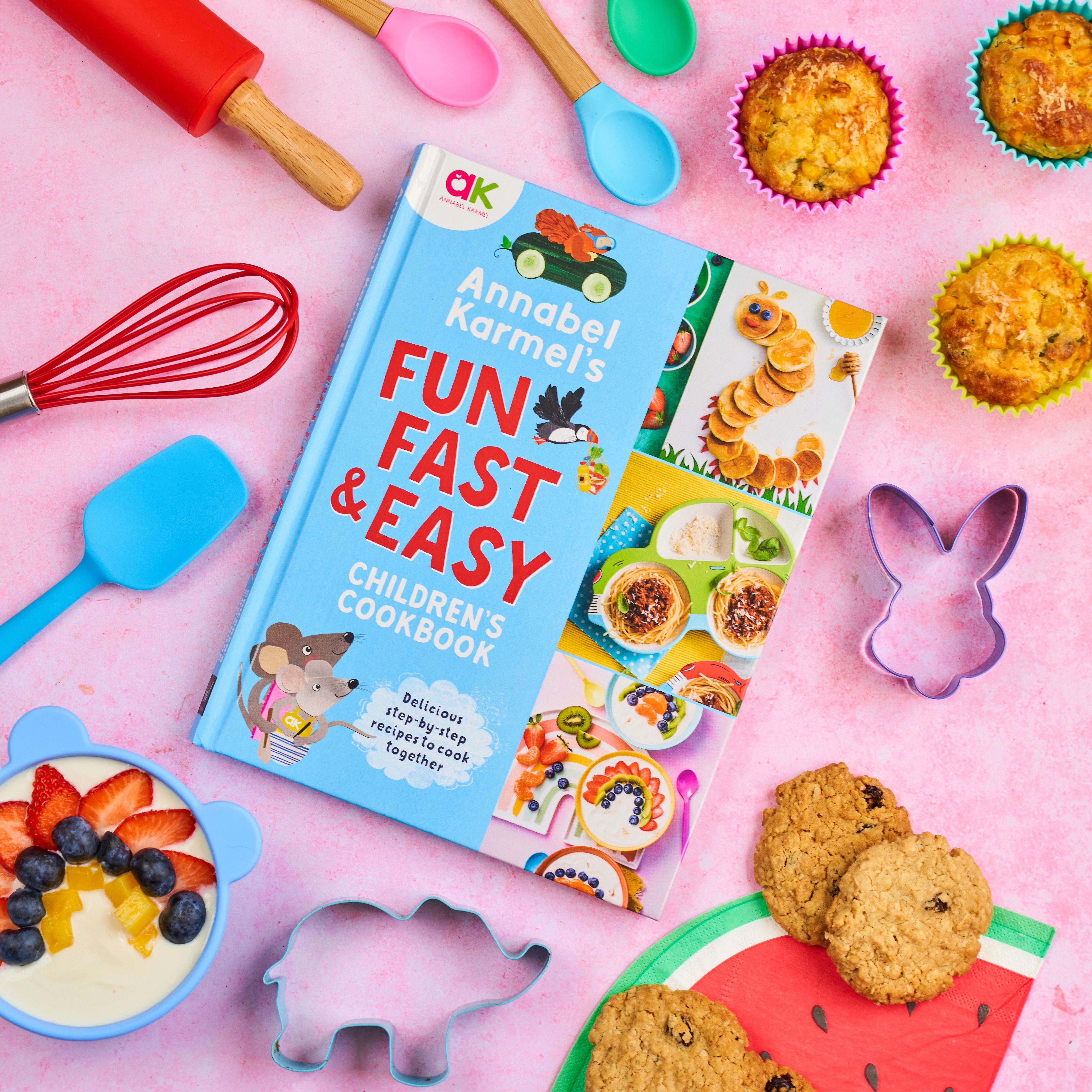 Annabel Karmel and Welbeck Publishing reinvent family cooking with  Annabel Karmel’s Fun, Fast and Easy Children’s Cookbook.